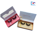 customized cosmetic mink eyelashes 3d packaging boxes with logo